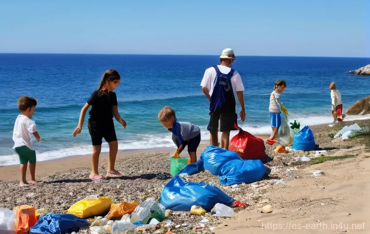 지구과학과 해양 오염 - **Prompt 2: The Silent Threat: Microplastics and Pollution in a Vibrant Marine Ecosystem.**
    An u...
