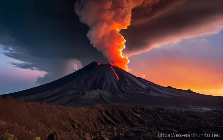 지구과학과 해양학 - **Earth's Dynamic Interior:**
    "A stunning, highly detailed cutaway illustration of Earth's inter...