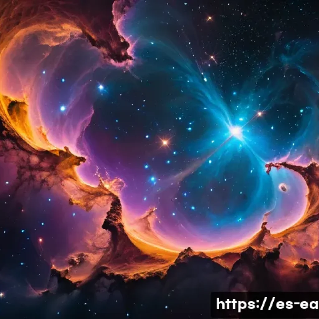 지구과학과 천문학 - **Prompt:** "A breathtaking, highly detailed image from the perspective of the James Webb Space Tele...