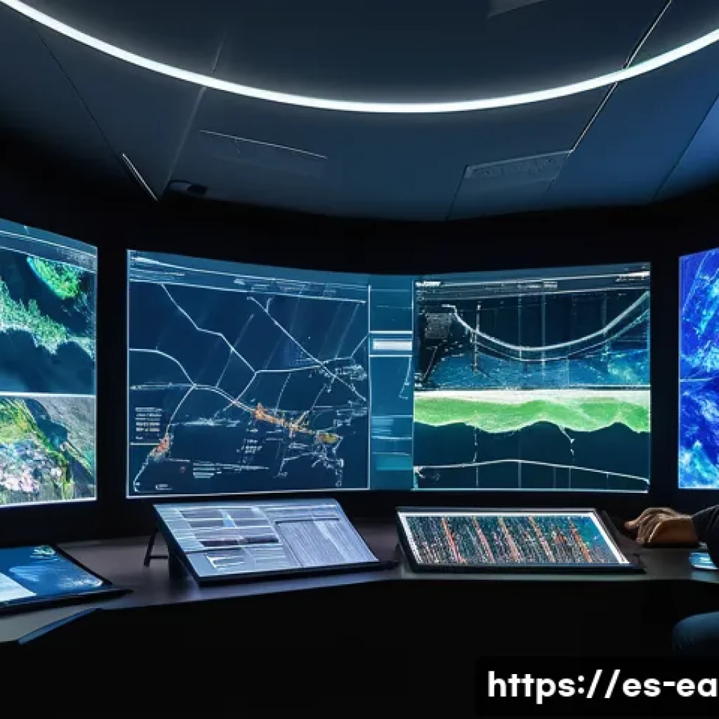 지구과학 연구 동향 - **Prompt 1: Advanced Seismic Monitoring and AI Analysis**
    "A futuristic control center buzzing w...